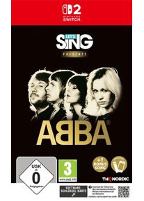THQ NORDIC Spielesoftware "Let's Sing - ABBA", schwarz (wei&szlig;, neutral), Nintendo Switch 2, Spielesoftware, Spielesoftware