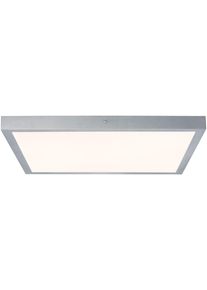 Paulmann LED Panel "Lunar", grau (chromfarben), 1, H: 3,8cm, 1 Stk., Leuchten, LED Panel