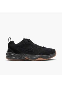 Trainingsschuh Nike "Nike Air Monarch SE", Herren, Gr. 40, schwarz, schwarz, gum med braun, Leder, Synthetik, Textil, Schuhe Trainingsschuh