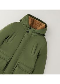 Outdoorjacke IDO "BABY BOY JACKET", Jungen, Gr. 122, gr&uuml;n (sage gr&uuml;n), 100% Polyester, Jacken Outdoorjacke