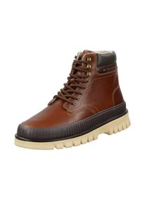 Schn&uuml;rboots Gant "NEBRADA", Herren, Gr. 46, Polyester, braun, Rindsleder, Schuhe Schn&uuml;rboots, Workerboots, Schn&uuml;rstiefelette mit softem Schaftrand