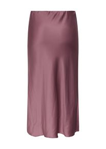 Maxirock Only CARMAKOMA "CARJANE LIFE LONG SKIRT WVN", Damen, Gr. 52, rosa (rose braun), Obermaterial: 100% Polyester, unifarben, regular fit kn&ouml;chellang, R&ouml;cke Maxirock