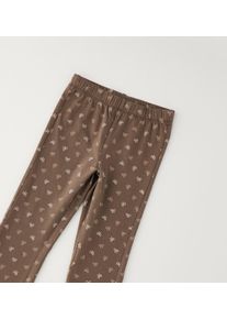 Outdoorhose IDO "BABY GIRL TROUSERS", M&auml;dchen, Gr. 104, EURO-Gr&ouml;&szlig;en, braun, beige, 95% Baumwolle, 5% Elastan, Hosen Outdoorhose