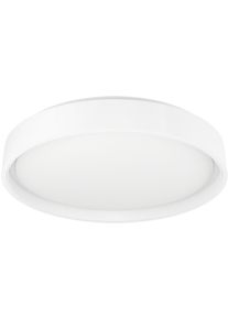 Eglo LED Deckenleuchte "MASSIGNANO-Z Deckenlampe, Disco-Modus, ZigBee 3.0, Wohnzimmerlampe", wei&szlig;, 1, &Oslash; 40cm H: 6,5cm, 1 Stk., Leuchten, Fernbedienung inkl., App / Sprachsteuerung Alexa, H: 6,5cm x D: 40 cm, LED Deckenleuchte