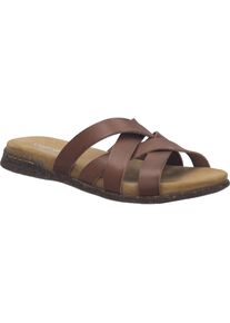 Slipper Josef Seibel "Fabricia 05, cognac", Damen, Gr. 38, braun (cognac), Obermaterial: 100% Rindsleder Leather cow., Schuhe Slipper