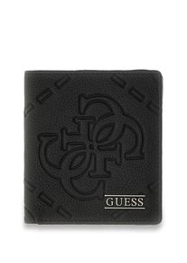 Geldb&ouml;rse Guess "BOSTON BIFOLD S", Herren, schwarz, Leder, Kleinlederwaren Geldb&ouml;rse, Herren Geldbeutel, Portemonnaie zum Klappen