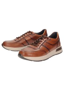 Sneaker Sioux "Rojaro-720", Herren, Gr. 46,5 (UK 11,5), braun (cognac), Schuhe Sneaker