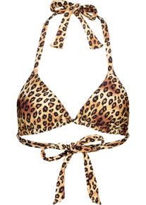 alife and kickin B&uuml;gel-Bikini-Top ALIFE & KICKIN, Damen, Gr. XXL, Einheitsgr&ouml;&szlig;e, braun (leo), 80% Polyamid, 20% Elasthan, Bikini-Oberteile B&uuml;gel-Bikini-Top