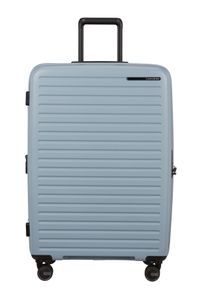 Hartschalen-Trolley Samsonite "RESTACKD, verschiedene Gr&ouml;&szlig;en und Farben", Damen, Gr. B/H/T: 51cm x 75cm x 29cm 99 l, fog blau, Polypropylen, unifarben, Koffer Hartschalen-Trolley, Unisex Koffer f&uuml;r Ferien und Gesch&auml;ftsreise, mit Volumenerweiterung
