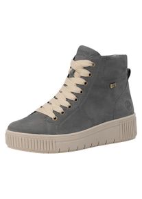 Stiefelette Remonte "Stiefelette", Damen, Gr. 38, grau, Schuhe Stiefelette