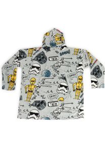 Wohndecke Star Wars "Star Wars Retro-Flair", grau, B:86cm L:96cm, Polyester, Wohndecken, Wohndecke