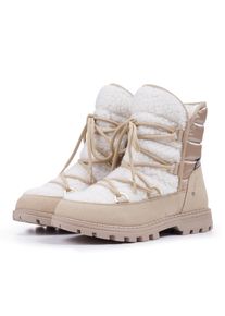 Winterboots Luhta "VUOLAS MS", Damen, Gr. 42, w&auml;rmend, khaki, Synthetik, Textil, Schuhe Winterboots, Winterschuhe, wasserabweisend, gef&uuml;ttert
