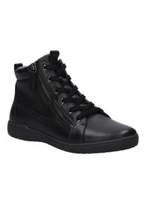 Stiefelette Josef Seibel "Cynthia 05, black-black", Damen, Gr. 38, schwarz (schwarz, schwarz), Obermaterial: 100% Rindsleder Leather cow., Schuhe Stiefelette