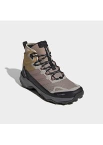 Winterstiefel adidas terrex "SKYCHASER AX5 MID GORE-TEX CLIMAWARM+", Herren, Gr. 42,5, beige (chalky braun, trace braun, core schwarz), Synthetik, Textil, Schuhe Winterstiefel, wasserdicht