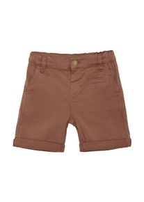 Chinoshorts EN FANT "Chinoshorts ENShorts", Jungen, Gr. 128, N-Gr, braun (acorn), Obermaterial: 98% Baumwolle CO. 2% Elasthan EL., Hosen Chinoshorts