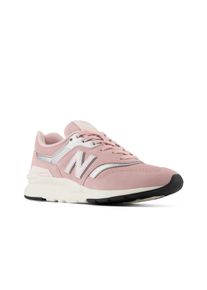 Sneaker New Balance "997H", Damen, Gr. 43, rosa (pink chalk, silber metallic), Leder, Synthetik, Schuhe Sneaker