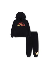 Jogginganzug Nike Sportswear "NKB B NSW FROST FUTURA FLC SET", Jungen, Gr. 80, schwarz, Sweatware, Obermaterial: 60% Baumwolle, 40% Polyester, Sportanz&uuml;ge Jogginganzug, aus Baumwolle und Polyester