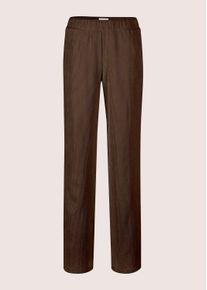 Madeleine Mode Schlupfhose MADELEINE "Cordhose Weite Cordhose mit elastischem Bund", Damen, Gr. 17, N + K Gr, braun (espresso), Modern, normal, Hosen Schlupfhose