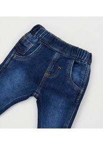 Outdoorhose MINIBANDA "BABY BOY TROUSERS", Jungen, Gr. 96, EURO-Gr&ouml;&szlig;en, blau (stone washed), 83% Baumwolle, 15% Polyester, 2% Elastan, Hosen Outdoorhose