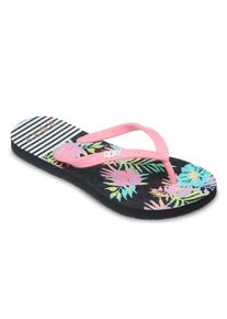 Zehentrenner Roxy "RG VIVA STAMP", M&auml;dchen, Gr. 29, Synthetik, bunt (schwarz multi 1), Schuhe Zehentrenner