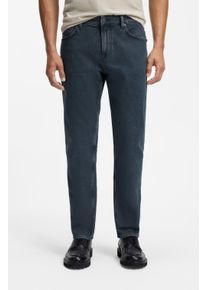 Regular-fit-Jeans BOSS Orange "RE.MAINE BO", Herren, Gr. 30, L&auml;nge 32, navy414, Denim/Jeans, Obermaterial: 99% Baumwolle, 1% Elasthan, unifarben, regular fit lang, Jeans Regular-fit-Jeans, mit normaler Leibh&ouml;he, Stretch-Denim