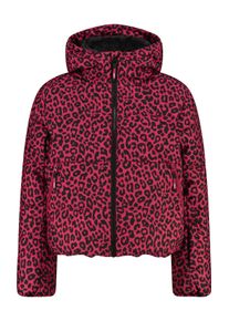 Skijacke CMP "KID G JACKET FIX HOOD", M&auml;dchen, Gr. 140, pink (amaranto), Obermaterial: 100% Polyester. Futter: 100% Polyester. Wattierung: 100% Polyester, Jacken Skijacke, Winddicht, Wasserdicht, Funktions-Twill mit hoher Abriebfestigkeit