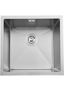 Edelstahlsp&uuml;le Welltime "Stan", silber, B:45cm H:20cm T:45cm, Edelstahl, K&uuml;chensp&uuml;len, Edelstahlsp&uuml;le