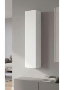 borchardt M&ouml;bel H&auml;ngeschrank BORCHARDT M&Ouml;BEL "Toledo, H&ouml;he 140cm, T&uuml;r links oder rechts montierbar", wei&szlig;, matt, B:32cm H:140cm T:30cm, Holzwerkstoff, Schr&auml;nke, H&auml;ngeschrank, Breite 32cm, Push-to-open, Verstellbare Einlegeb&ouml;den