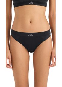Tanga adidas Sportswear "Sport Active Micro Stretch Seamless", Damen, Gr. M, schwarz (000, schwarz), Single Jersey, Obermaterial: 62% Polyamid, 28% Polyester, 10% Elasthan, k&ouml;rpernah, Unterhosen Tanga