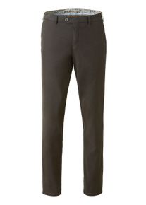 Chinohose MEYER "Roma 2-5628", Herren, Gr. 48, N-Gr, gr&uuml;n (oliv), Obermaterial: 98% Baumwolle CO. 2% Elasthan EL., uni, regular fit, Hosen Chinohose, raffiniert eingearbeitete Micro Structure