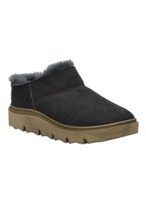 Hausschuh Josef Seibel "Carmaux 11, anthrazit", Damen, Gr. 42, grau (anthrazit), Obermaterial: 100% Lammfell LF., Schuhe Hausschuh