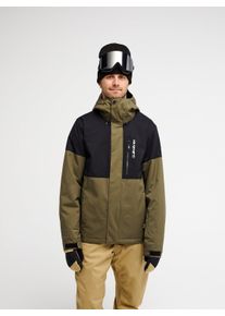 Funktionsjacke Quiksilver "TITANO 10K JK", Herren, Gr. M, gr&uuml;n (grape leaf), Obermaterial: 100% Polyester. Futter: 100% Polyester. Wattierung: 100% Polyester, Jacken Funktionsjacke, 10K DryFlight-Technologie, WarmFlight-Isolierung, sportliche Passform