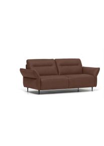 Schlafsofa Egoitaliano "EGO FLY, Made in Italy-Designsofa mit Dauerschlaffunktion,Breite 203cm", braun, B:203cm H:90cm T:105cm, Sofas, Schlafsofa, Schlafsofa aus Echtleder Bull mit verstellbaren Armlehnen