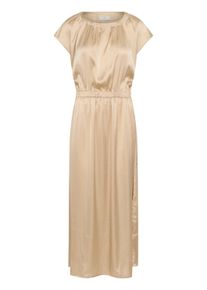 Cocktailkleid Kaffe "Damen Maxikleid KAamara", Damen, Gr. 42, N-Gr, beige (oxford tan), Obermaterial: 100% Polyester PES., Kleider Cocktailkleid