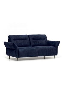 Schlafsofa Egoitaliano "EGO FLY, Made in Italy-Designsofa mit Dauerschlaffunktion,Breite 203cm", blau (tiefes blau), B:203cm H:90cm T:105cm, 100% Polyester, Sofas, Schlafsofa, Schlafsofa aus Luxus-Microfaser mit verstellbaren Armlehnen