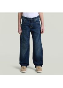 G-Star Raw Straight-Jeans G-STAR "KIDS, DAKOTA REGULAR STRAIGHT", Jungen, Gr. 6 (116), N-Gr, blau (schwarz), Denim/Jeans, Obermaterial: 100% Baumwolle, straight fit lang, Jeans Straight-Jeans, mit regul&auml;rem Bund, Baumwoll-Denim