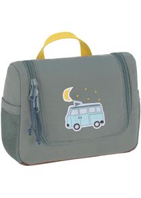 L&auml;ssig Kulturbeutel L&Auml;SSIG "Adventure, Bus, Mini Washbag", M&auml;dchen, Gr. B/H/T: 20cm x 15cm x 7cm, gr&uuml;n (olivgr&uuml;n), Baumwollmischung, Polyester, Taschen Kulturbeutel, PETA-approved vegan