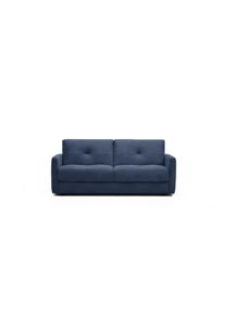 Schlafsofa Egoitaliano "DUCK, Made in Italy-Designsofa mit Dauerschlaffunktion,Breite 206 cm", tiefes blau, B:206cm H:85cm T:96cm, 100% Polyester, Sofas, Schlafsofa, Schlafcouch aus Luxus Microfaser mit komfortabler Matraze. 160x190 cm