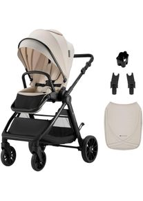 Kinder-Buggy Kinderkraft "VESTO 2", Baby, beige, Stahl, Kinderwagen Kinder-Buggy