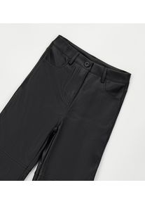 Outdoorhose IDO "GIRL TROUSERS", M&auml;dchen, Gr. 152, EURO-Gr&ouml;&szlig;en, schwarz, 100% Polyester, Hosen Outdoorhose