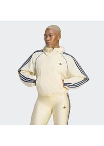 Sweatshirt adidas Performance "OG SP COVER UP", Damen, Gr. S, beige (warm vanilla), Obermaterial: 87% Polyester, 13% Elasthan, normal, Rundhals, Sweatshirts Sweatshirt, locker geschnitten
