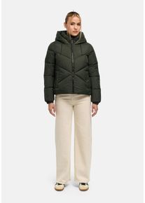 Winterjacke Marikoo "Marikoo Pinaa Damen Steppjacke N144", Damen, Gr. M, gr&uuml;n (schwarz olive), Obermaterial: 100% Polyester PES., Jacken Winterjacke