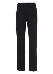 Schlupfhose GOLDNER "W&auml;rmende Jerseyhose mit Schlupfbund", Damen, Gr. 38, N-Gr, schwarz, Obermaterial: 70% Baumwolle CO. 30% Polyester PES., normal, Hosen Schlupfhose, Abgesteppte Biesen f&uuml;r eine gepflegte Optik