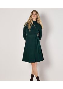 Strickkleid Apricot "Minikleid", Damen, Gr. S (36), Strick, gr&uuml;n, Strick, , Modisch, normal, Kleider Strickkleid, mit Faltenrock