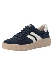 Sneaker Remonte "Halbschuh" Gr. 38, blau, Schuhe, Damen, 38, Obermaterial: 50% Rindsleder Leather cow. 50% Lammleder LEL., Sneaker