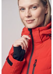 Skijacke Icepeak "Icepeak FLOVILLA", Damen, Gr. 40, rot (classic rot), Obermaterial: 100% Polyester. Futter: 100% Polyester. Wattierung: 100% Polyester, Jacken Skijacke, mit abnehmbarer Kapuze, wasserdicht, winddicht, atmungsaktiv