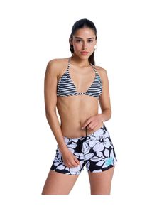 Boardshorts Roxy "To Dye For 3", Damen, Gr. L, US-Gr&ouml;&szlig;en, schwarz-wei&szlig; (anthrazit the big moe), Obermaterial: 55% Microfaser, 37% Microfaser, 8% Elasthan., Badehosen Boardshorts