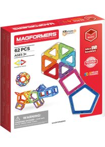 Magnetspielbausteine Magformers "Magformers Basic 62 Teile", bunt, Spielbausteine, Kinder, Kunststoff, Magnetspielbausteine