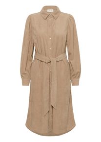 Midikleid Cream "Damen Kleid CRCody", Damen, Gr. 34, N-Gr, silber (silber mink), Obermaterial: 95% Polyester PES. 5% Elasthan EL., Kleider Midikleid