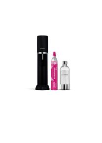 Wassersprudler SodaStream "ENSO Wassersprudler, Standard Pack", schwarz, B:16,1cm H:45cm T:27,2cm, Edelstahl, Wassersprudler, Wassersprudler, Hochwertiges Edelstahlgeh&auml;use